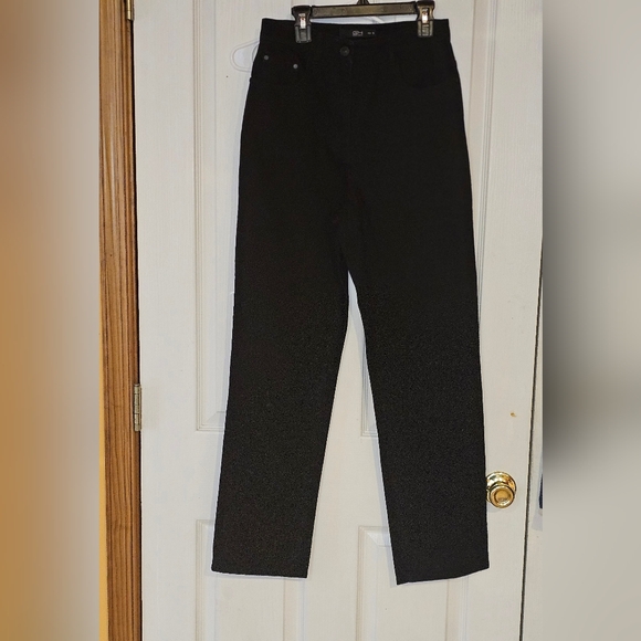 George hobeika straight leg black size 160/68A (medium) NWOT - Picture 2 of 4